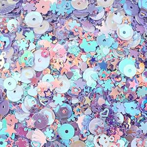 Anevous Irisierende Pailletten 20g Bastelset