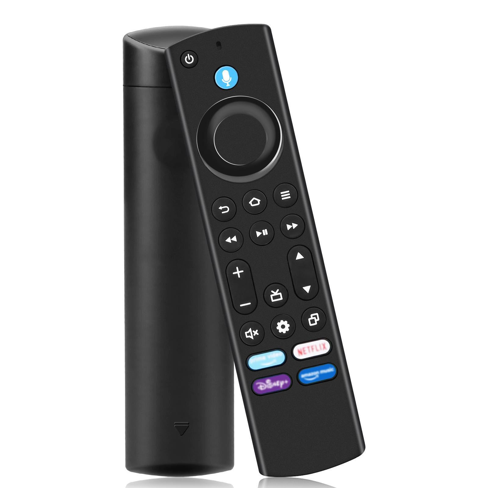 Ersatz-Sprachfernbedienung, 4th Gen, Ersatz Fernbedienung mit Sprachfunktion für AMZ F-i-r TV Cube ((2nd Gen, 3rd Gen),für Insignia/Pioneer Smart TVs (4th Gen-New)