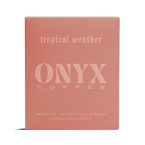 Onyx Coffee Lab Tropical Weather - Mezcla de café expreso en grano entero, granos de café tostado medio a ligero, mezcla de granos enteros de café