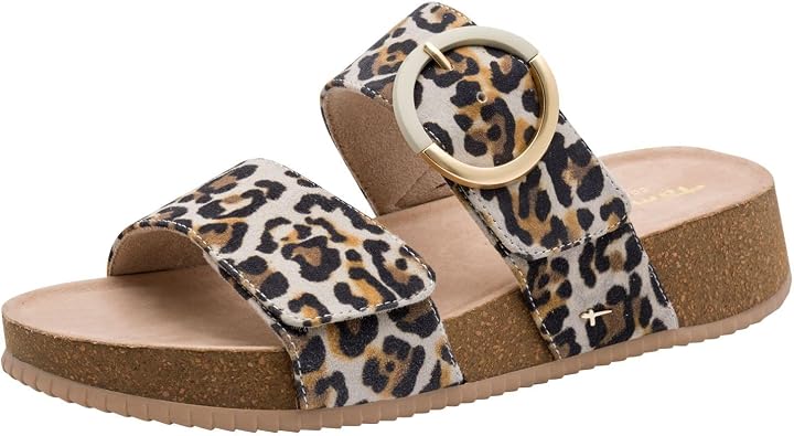 Tamaris Womens Tamaris Comfort Damen Wedge/Plat Mule Multiadjustable