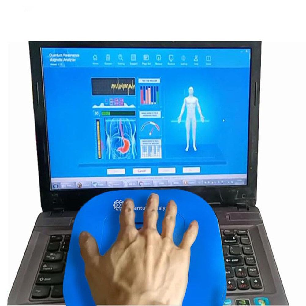 Qantum Analyzer - 52 Reports, Quantum Magnetic Resonance Analyzer, Hand Touch Quantum Body Analyzer for Sub-Health Test, Multi Language, Sub-health Body Detector for Travel Home