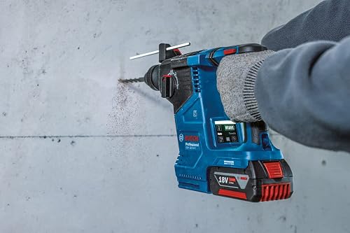 Bosch Professional 18V System martello perforatore a batteria GBH 18V-24 C (con SDS plus, incl. impugnatura supplementare, L-BOXX, senza batteria/caricabatteria) - 7