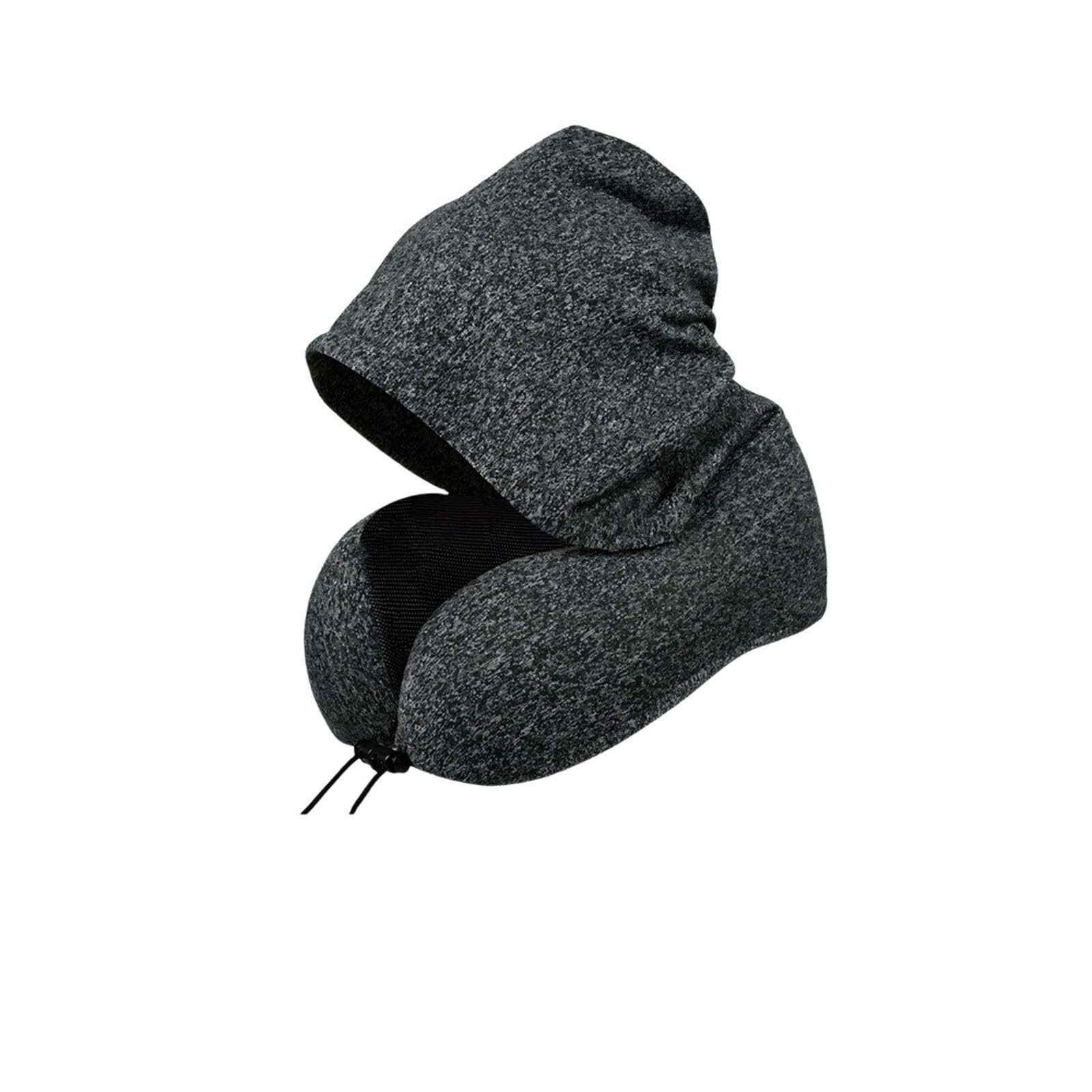 Nucelit Cooling Memory Foam Travel Pillow with Adjustable Cover for Comfort on Compact Folding Travel Pillow