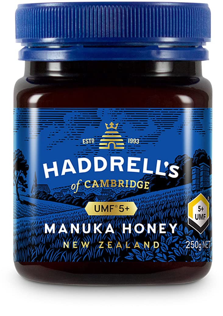 Haddrell's New Zealand Manuka Honey, UMF 5+, 250g/8.82oz (2-pack)