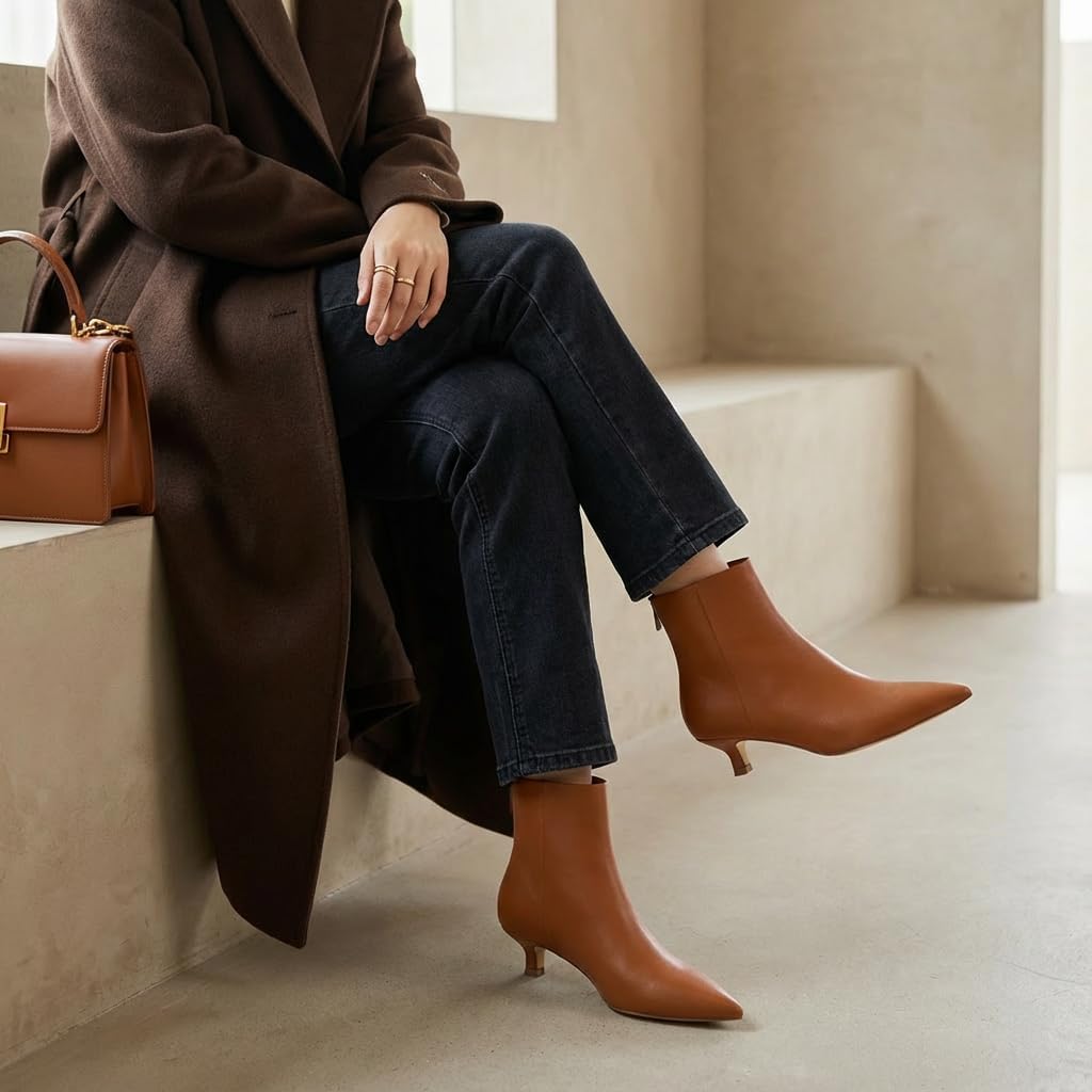 CUSHIONAIRE Women's Barbi Kitten Heel Bootie +Memory Foam, Wide Widths Available - Image 6