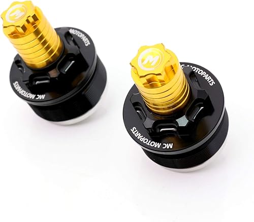 MCMOTOPARTS Ajustadores de precarga de horquilla CNC dorados compatibles con XJ6N 09-15 XJ600 98-01 WR 125 10-13 MT-07 FZ-07