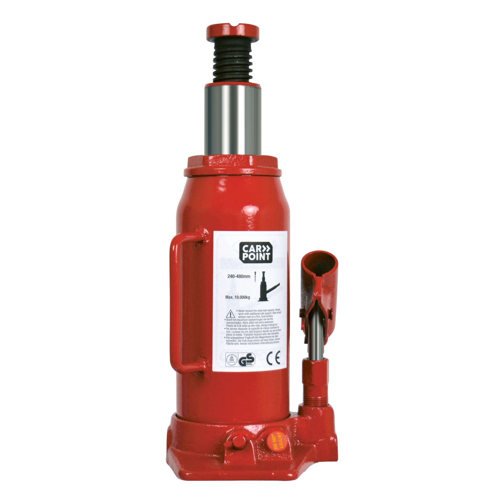 CARPOINT 0677812 Martinetto idraulico idraulico Rosso