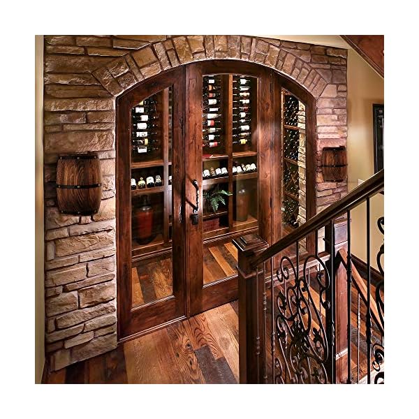   Newrays-Antique-Wood-Wine-Barrel-Wall-Sconce-Lighting-Fixture-Up-and-Down-Indoor-Wall-Lamp-for-Bar-Area-Steampunk-Theme