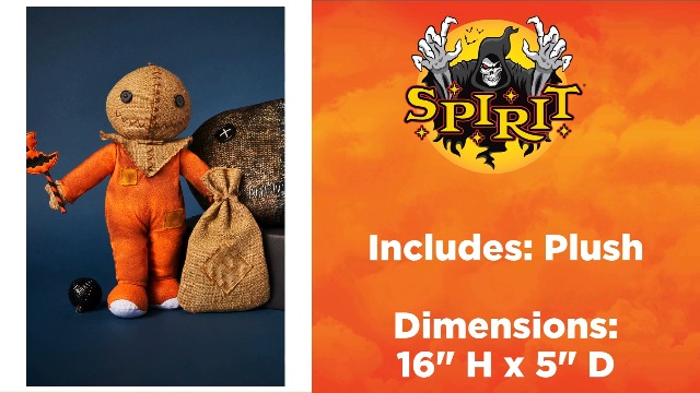 Amazon.com: Spirit Halloween Sam Plush - Trick 'r Treat
