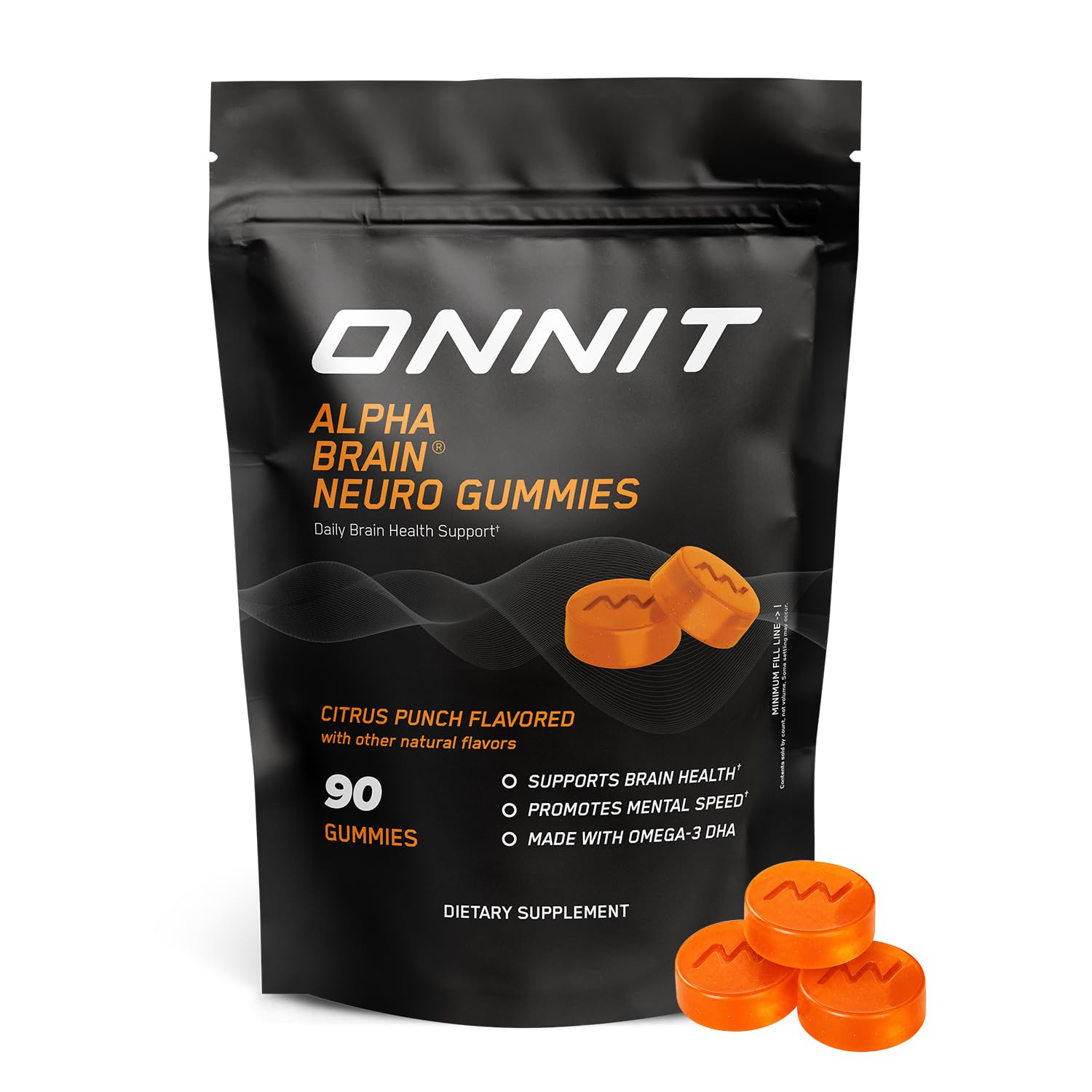 ONNIT Alpha Brain Neuro Focus Gummies