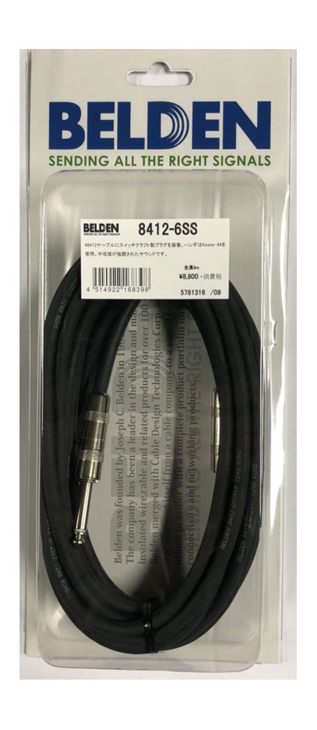 Amazon | ﾍﾞﾙﾃﾞﾝ BDC 8412 6SS 09 | シールドケーブル | 楽器・音響機器
