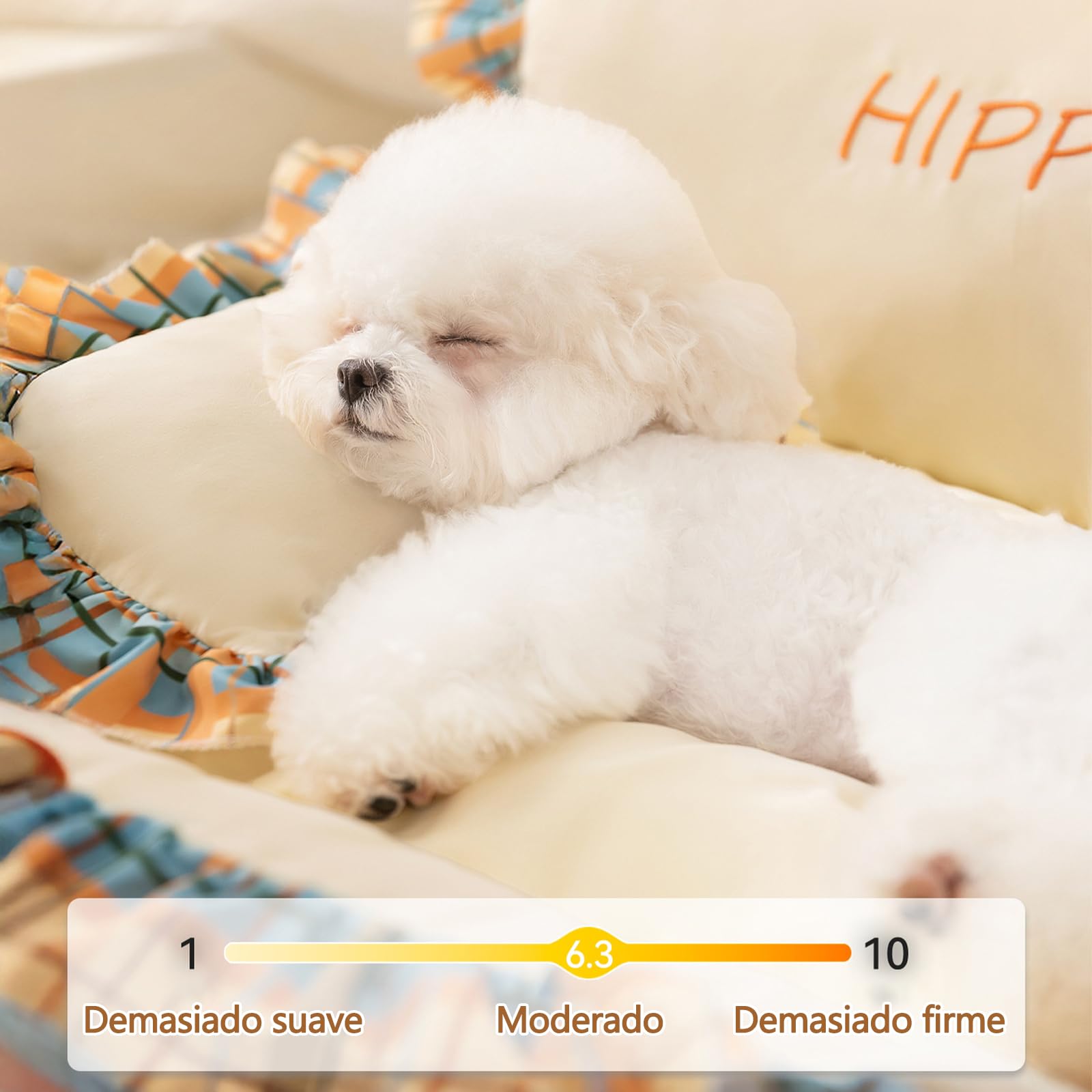Galatée Cama para Perros, Cama para Mascotas con Funda Extraíble y Lavable, Nido Duradero para Gatos De Interior, Bonito Sofá para Mascotas con Base Antideslizante(L, Rosa)