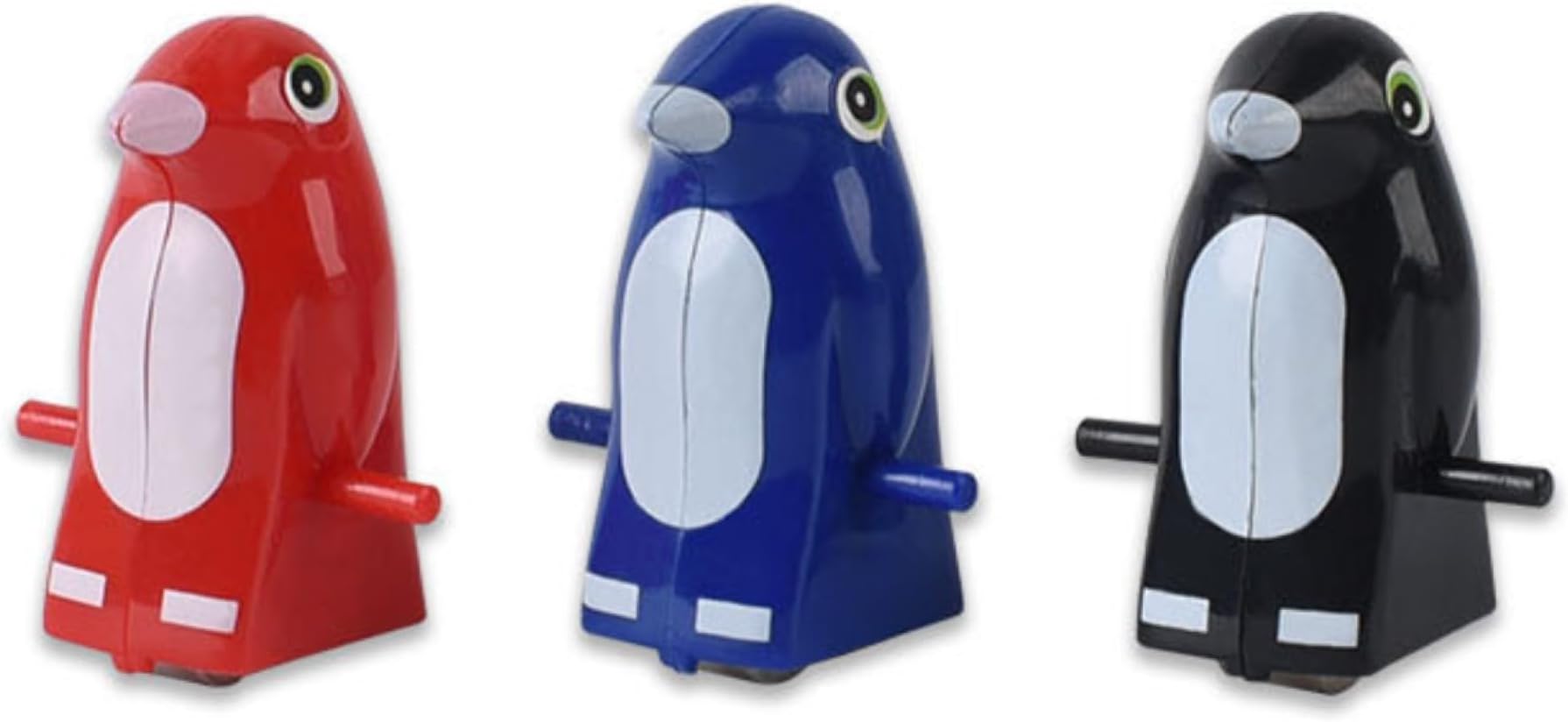 Haktoys Replacement Penguin Figurines - Compatible with Arctic Fun Penguin Slide Playset | Fun Playful Penguins for Penguin Race Track Toy (Pack of 3)