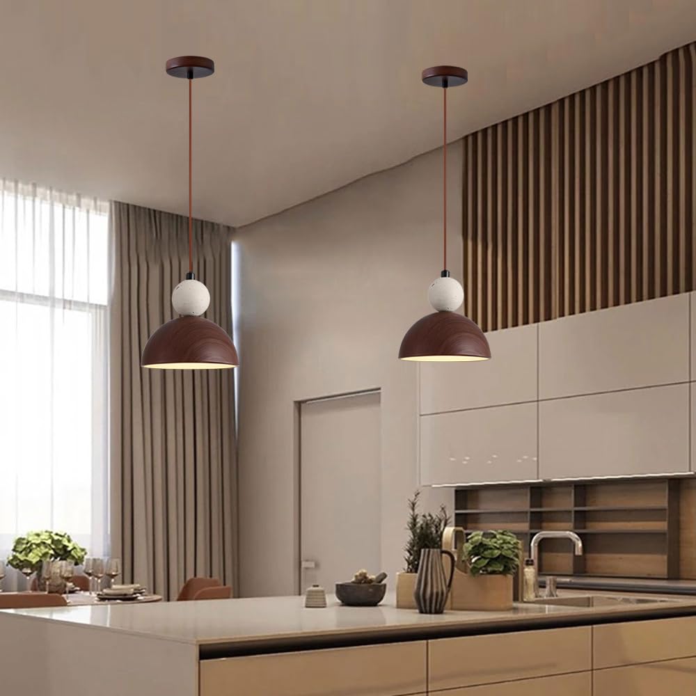 Lampada a sospensione in metallo stile Wabi Sabi, lampada a a soffitto a luce calda a LED, lampadario decorativo in pietra naturale, apparecchi di illuminazione for la decorazione