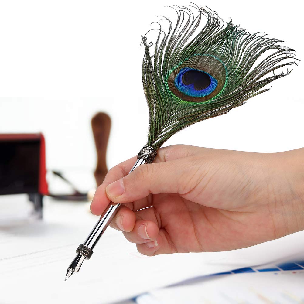 Juego De Pluma De Caligrafía Para Principiantes, Estilo Vintage, Incluye Pluma Y Tintero, Ideal Regalo