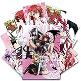 High School DxD Poster Set of 12 Pcs Rias Gremory Anime Posters Wall Decor Art Print 9.74x13.77Inch Unframed Great Gift