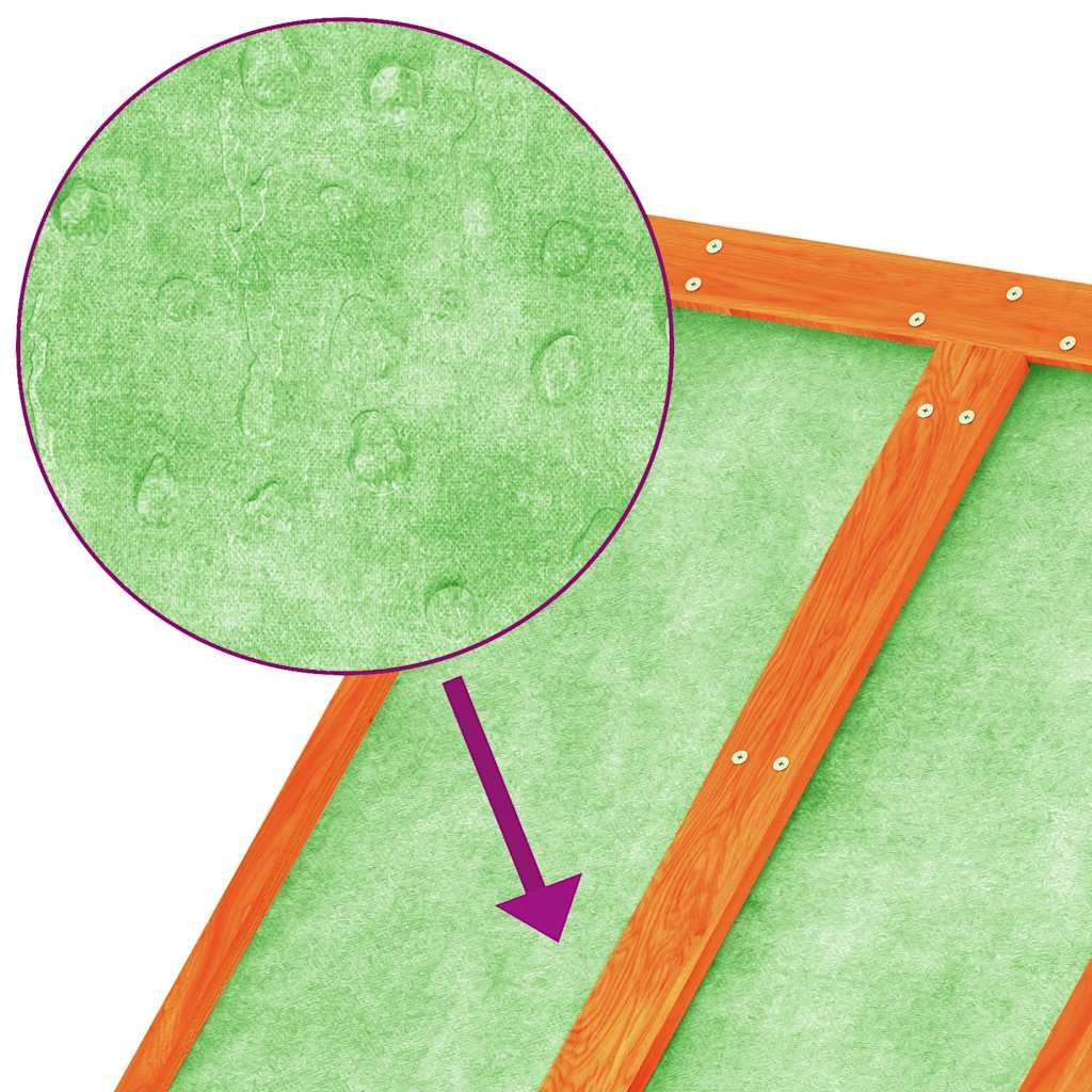 Cobertizo marrón 89 x 52,5 x 175 cm madera maciza de pino | Techo impermeable adecuado para cortacésped, con soporte de pared, para accesorios de jardín