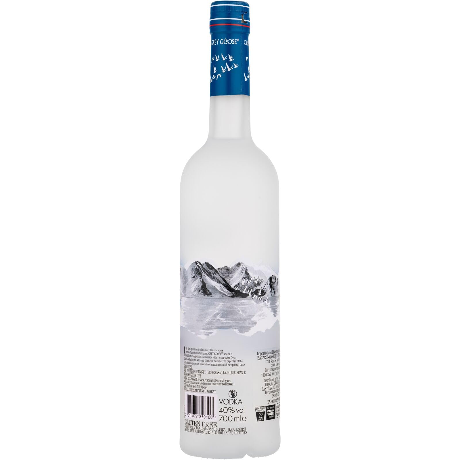 GREY GOOSE Vodka Prémium Francés 40% vol. 70 cl 700 ml