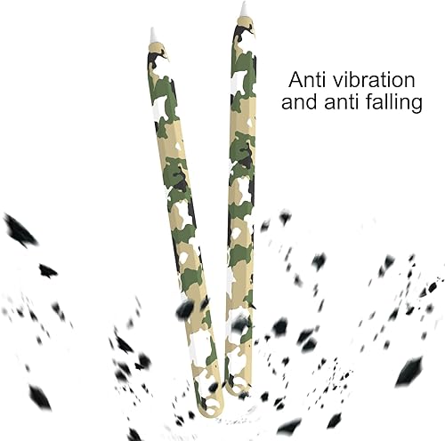 Miniatura 4 de LOVE MEI Paquete de 2 fundas de silicona militar para Apple Pencil de 2 generación, accesorios compatibles con iPad Pro 11 de 12.9 pulgadas, funda