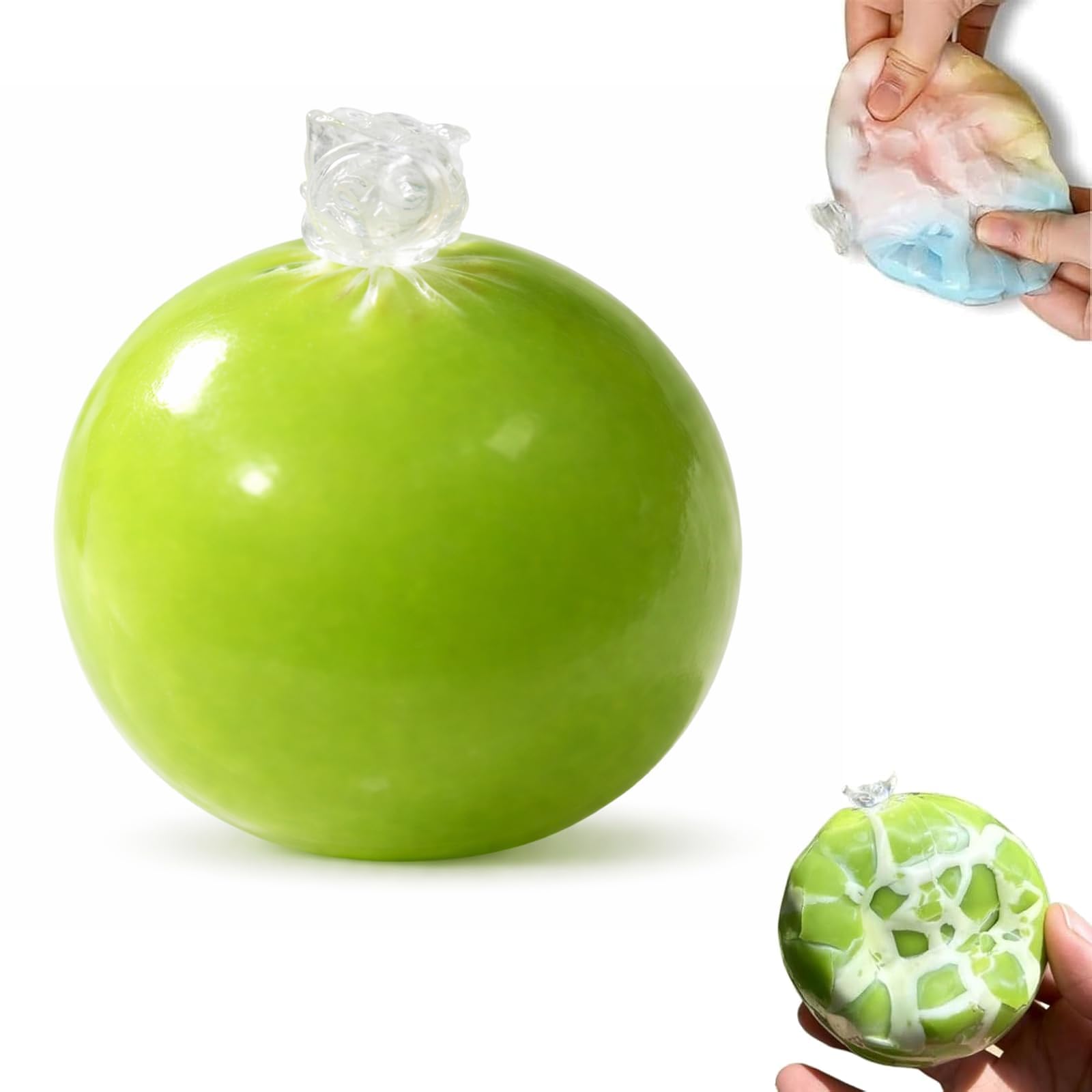 Crunchy Soap Squishy, Squishy Toy, Green Taba Squishy with Protective Case, Crispy Chocolate moldable Crunchy Stress Balls,Star Squishy Toy for Calming Moments and Travel Entertainment-image-33