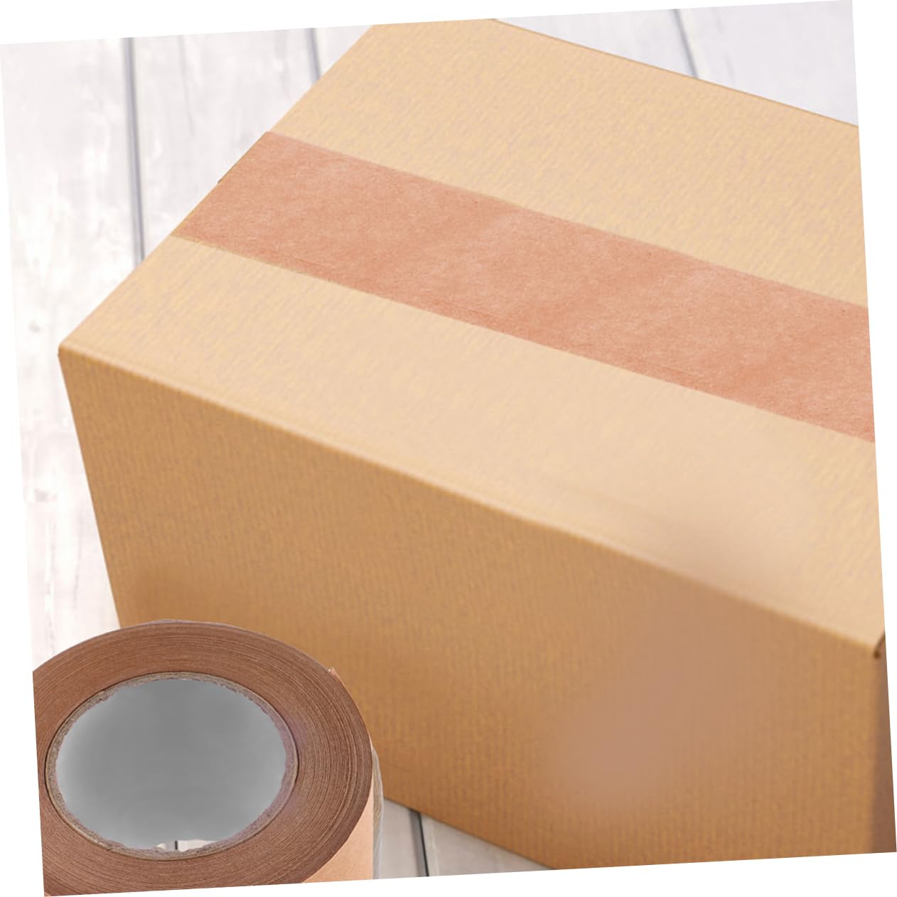 Operitacx 3 Sätze Klebeband Aus Kraftpapier Bildrahmenband Kraft-versandband Paketklebeband Braunes Gummiband Kraft-washi-tape Verpackungsklebeband Aus Papier Light Brown 3 Rollen * 3
