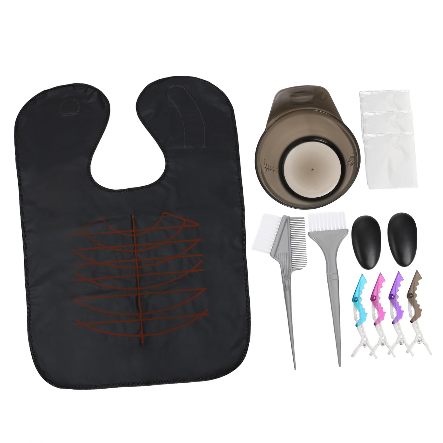 BIUDECO Diy Hair Dyeing Tools Kit 1 Set Barber's Hair Coloring Bowl Brush Kit for Salon