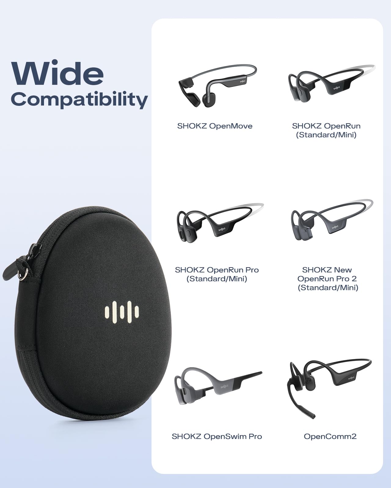 Amazon | SQERO ハードヘッドホンケース Shokz OpenRun Pro 2