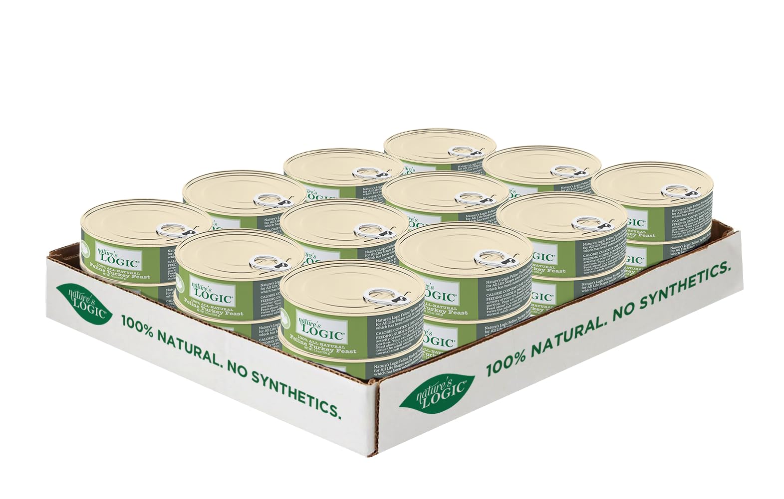 Grain-Free Canned Dog Food - 95% Animal Proteins - 100% Natural Wet Dog Food Cans - No Common Allergens - All Life Stages - Ideal for Sensitive Dogs - Turkey (13.2 oz, 12 pack)