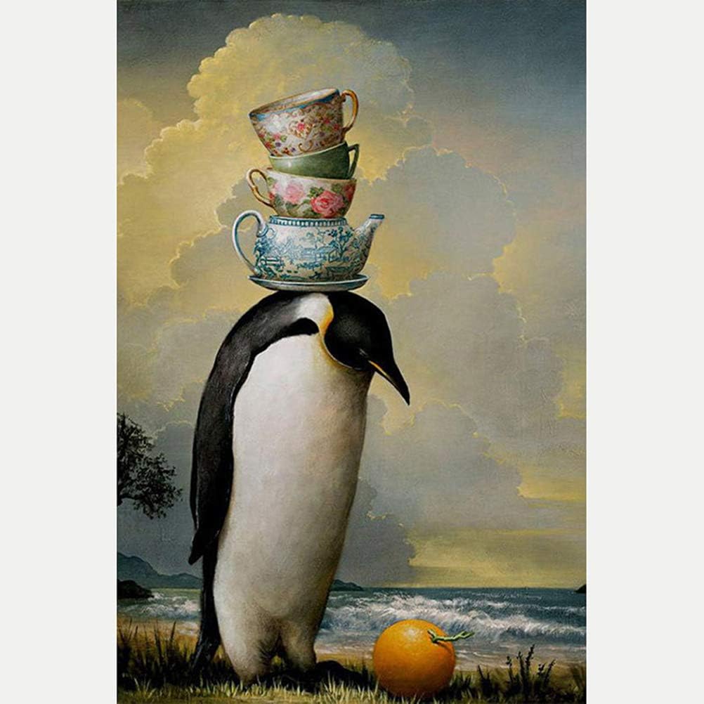 URYY Penguin Diamond Painting Kits 5D DIY Full Drill