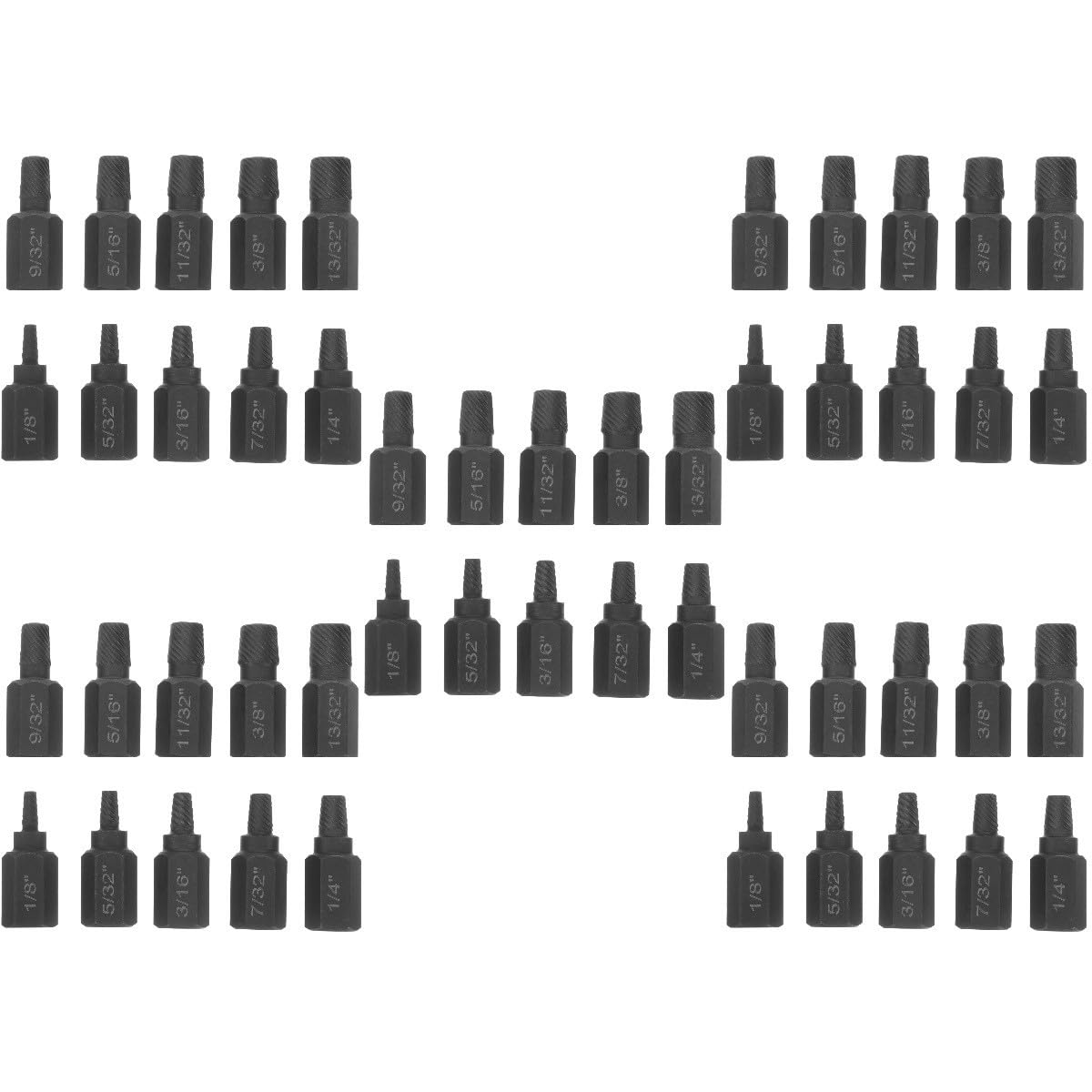 Gadpiparty 5 Set Cacciavite Spurgo Trapano Adattatore Estrattore Vite Kit Cricchetto Bullone Leva Bloccaggio Dado Ruota Rimozione Snap Strumenti Automotive Elettrico Cacciavite Dado Acciaio