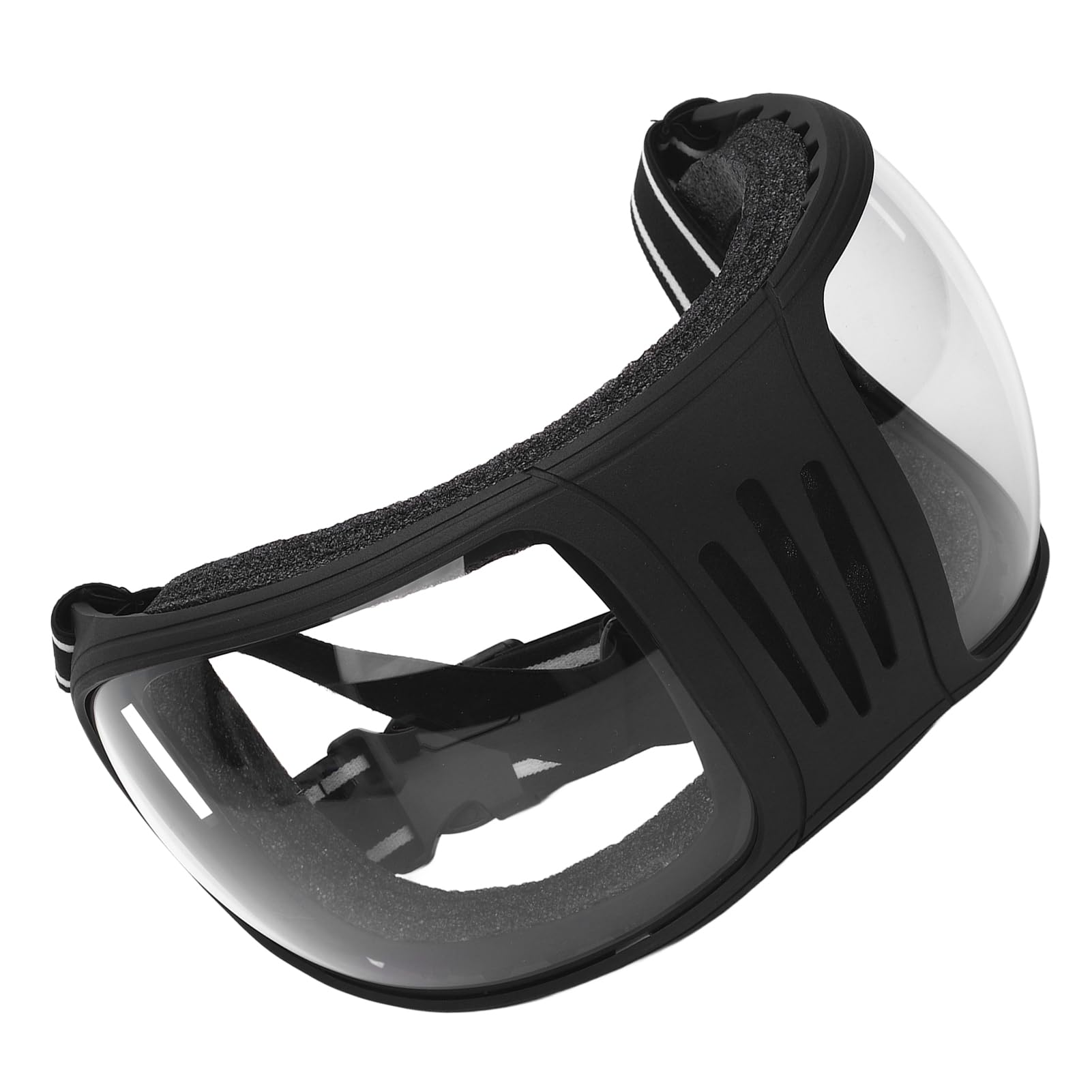 Lunettes de Courses de Chevaux Sangle Sécurisée Réglable, Toit-Vent, Anti-Sable, Anti-poussière, Matériau Durable