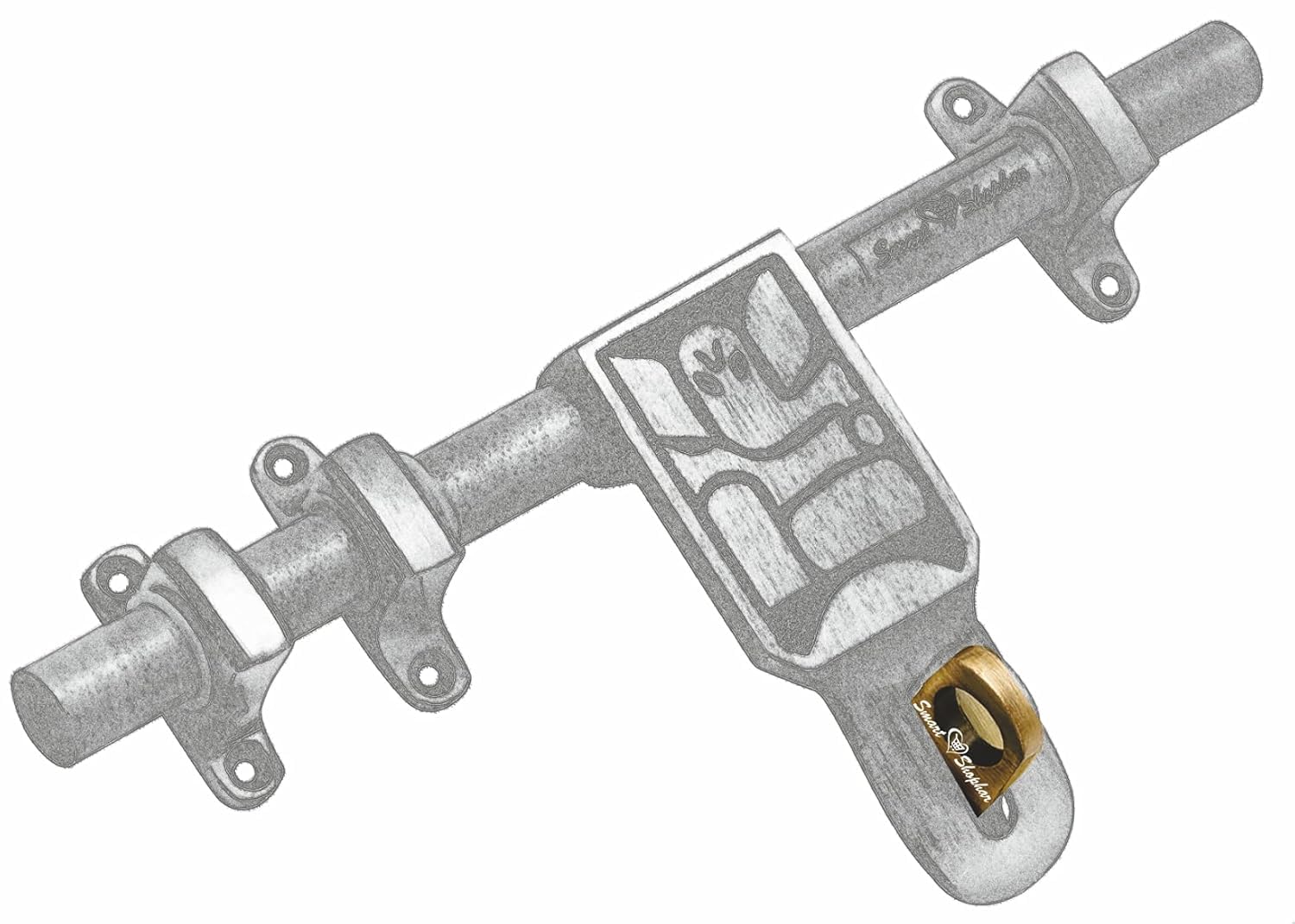 Brass Door Latch Hook - Secure Your Doors! -4