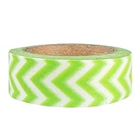 Vista 36 de Wrapables Cinta adhesiva japonesa Washi a rayas - Rayas cortas transparentes y multicolor