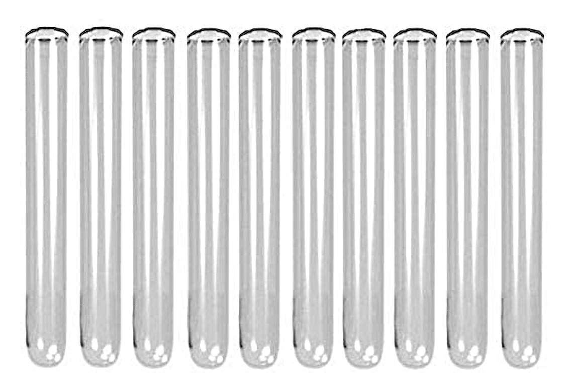 Sciencolab Borosilicate Glass Test Tube 15x125mm,Pack of 10pcs,for experiement and lab use