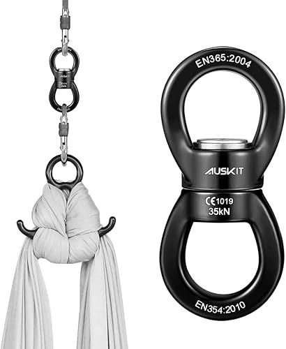 Miniatura 32 de Giratorio azul negro del oscilación, accesorio rotatorio más seguro de la ejecución del dispositivo de 30 KN