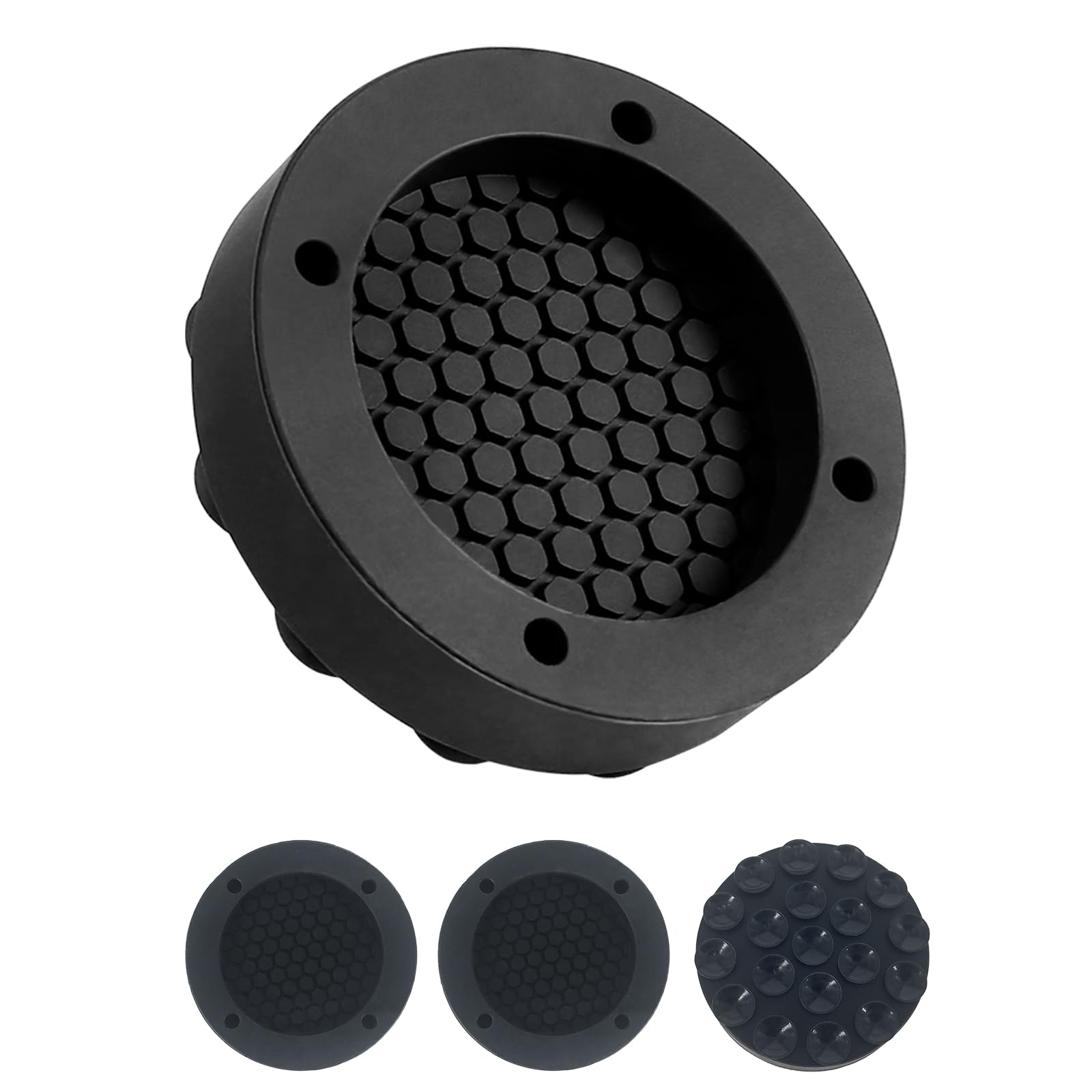 Anti-Vibration Washing Machine Pads with Silicone Suction Cups, Noise Reduction Feet for Washers, Dryers Set of 4, Universal Fit, Protects Floors and Reduces Shaking