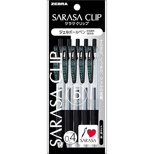 Zebra Gel Ballpoint Pen Sarasa Clip 0.4 Black 