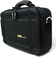 Vista 8 de LOUDmouth Funda de micrófono inalámbrico dual Caja de almacenamiento de EVA de viaje dura para dos micrófonos inalámbricos Estuche de transporte