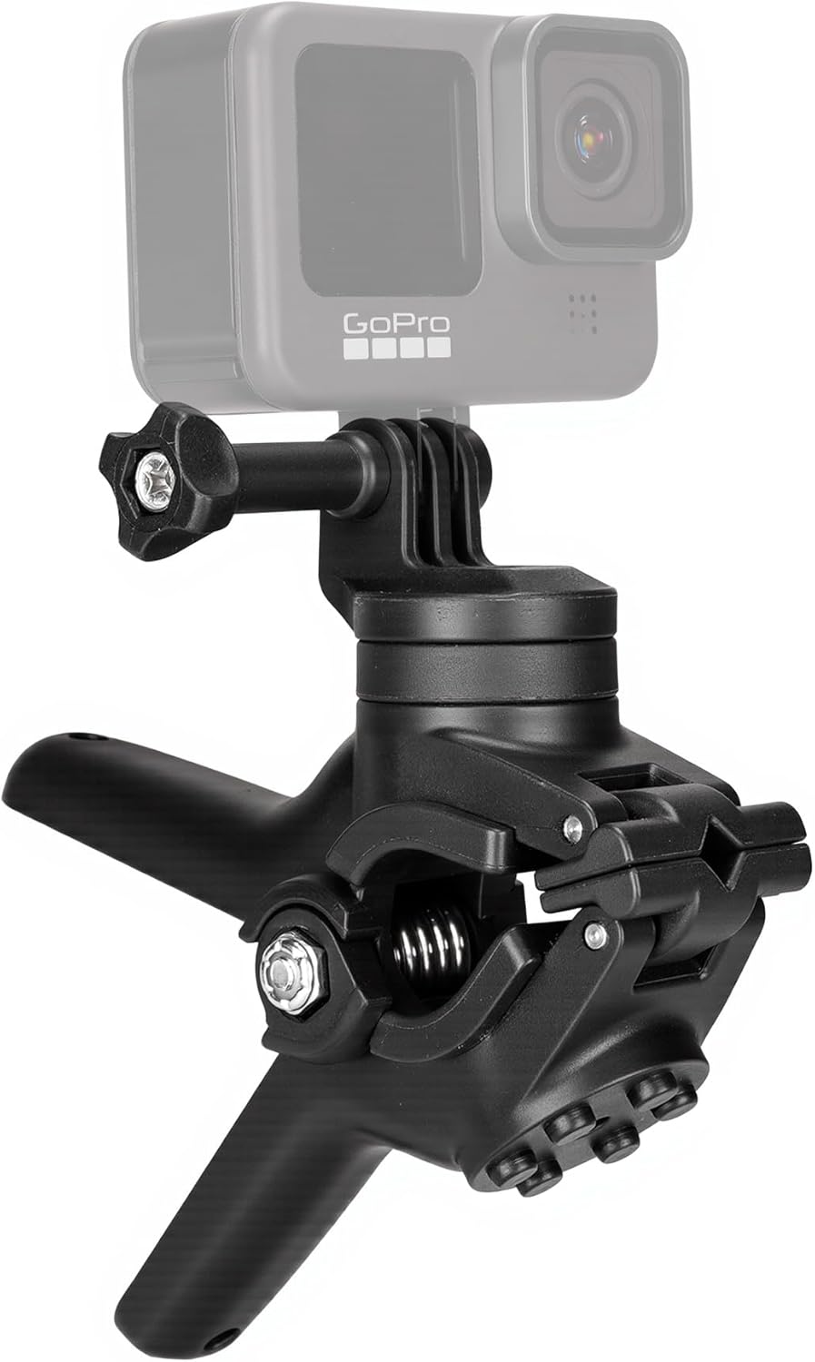 Camera Clamp Mount Compatible with GoPro Hero 13, 12, 11, 10, 9, 8, 7, 6, 5, 4, Session, 3+, 3, 2, 1, fits Pipe arms ranging from 0.78" to 1.77"