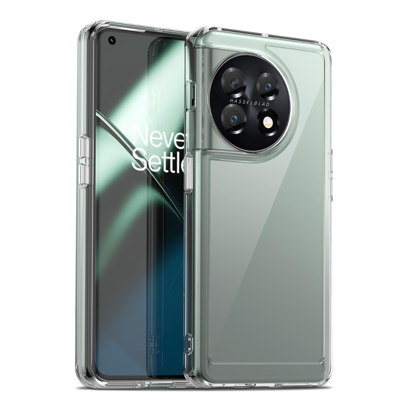 Liisooka Case for OnePlus 11 5G, Military Grade Drop Protection Phone Case, Yellowing Resistant, Anti-Scratch Hard PC Back, Shockproof Hard Ultra-Thin