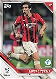 2021-22 TOPPS CHAMPIONS LEAGUE 1ST EDITION #165 SANDRO TONALI AC MILAN SOCCER OFFICIAL TRADING CARD OF SOCCER
