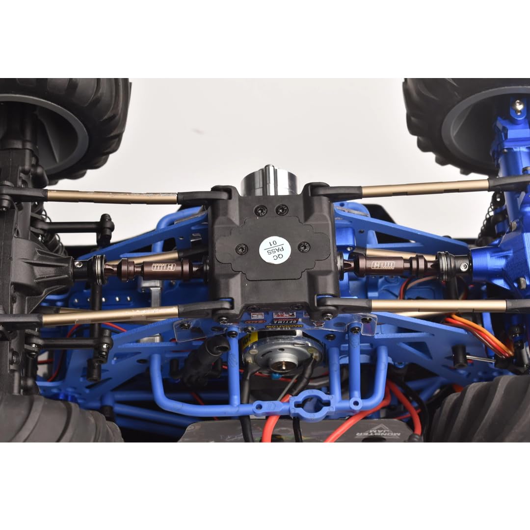 GPM for Team Losi Mini 8ight-T Truggy Steel #45 Front/Rear CVD Drive Shaft - 1Pr Set Black