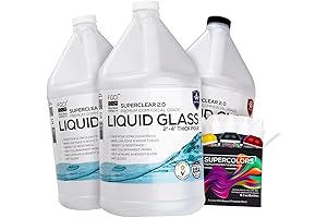 Deep Pour Epoxy Resin Liquid Glass 3 Gallon Kit