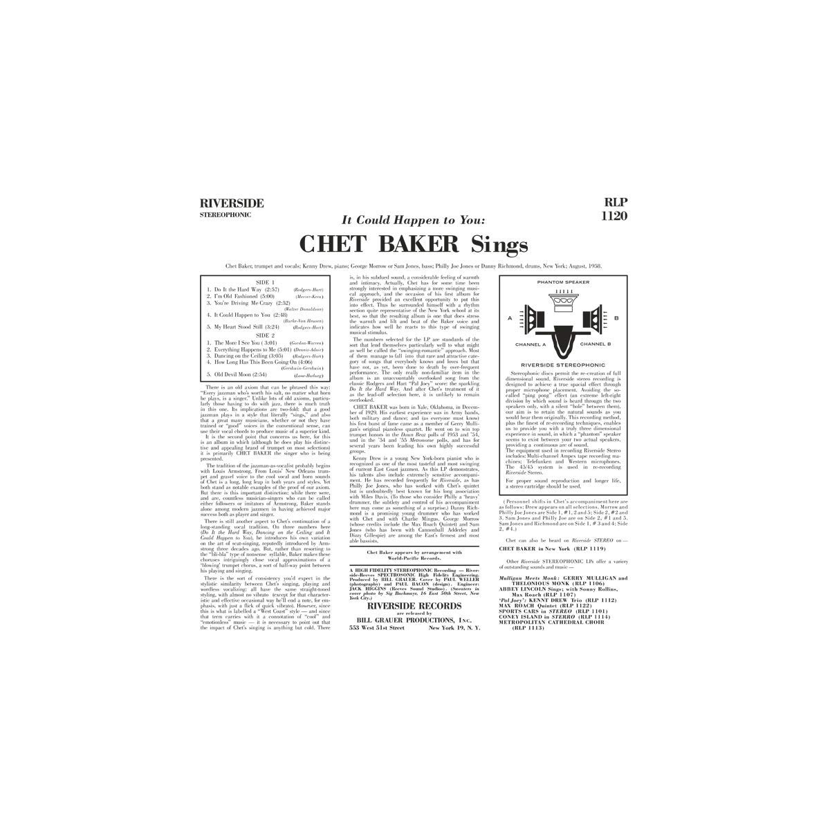 Chet Baker Sings: It Could Happen To You