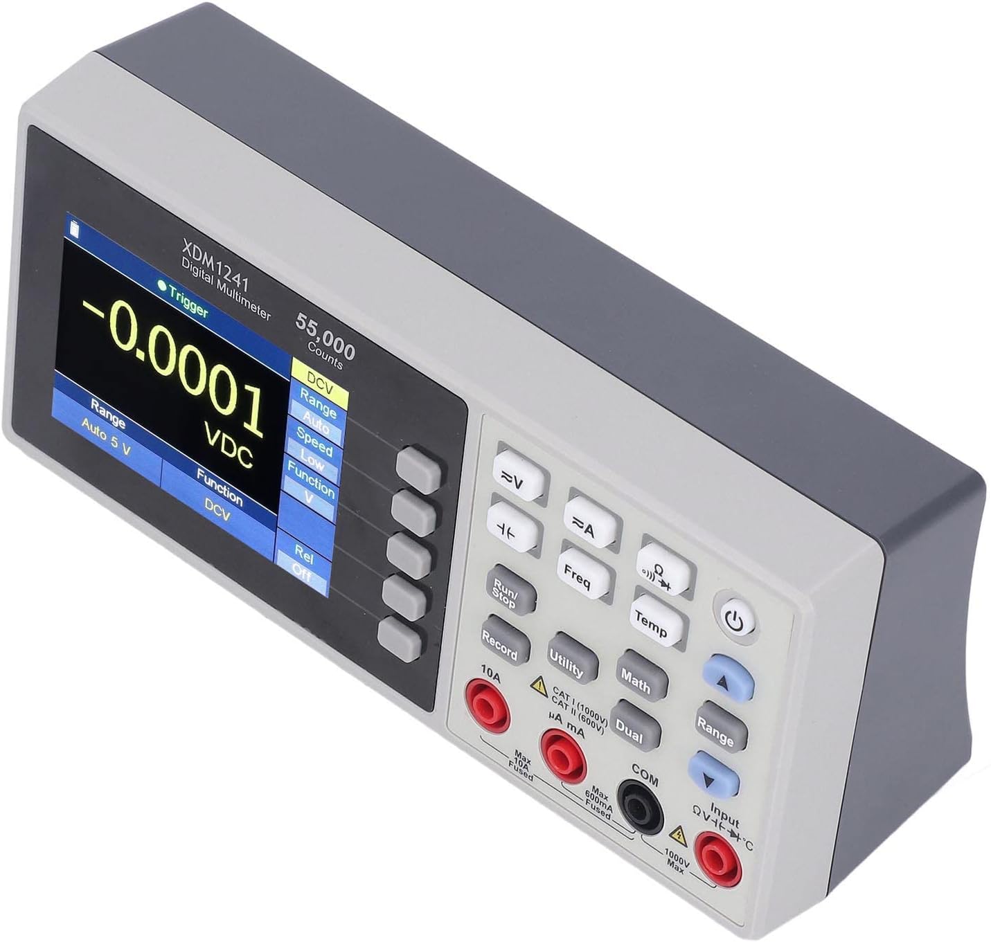 JAOCDOEN Portable Bench Multimeter Digital LCD Display Data Logging ...