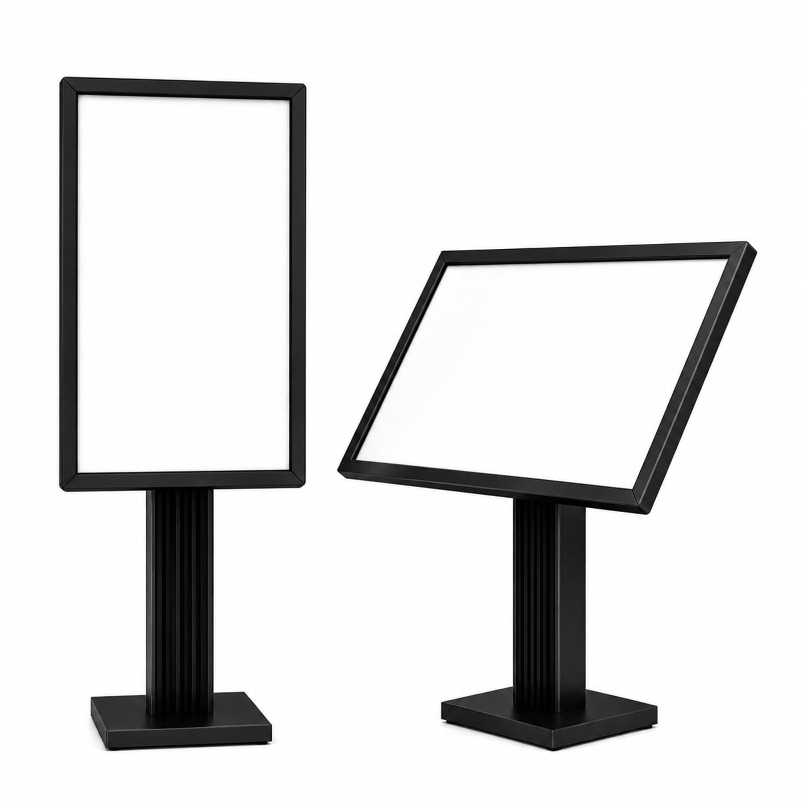 Stojaki do użytku zewnętrznego i wewnętrznego Black-24 * 32in