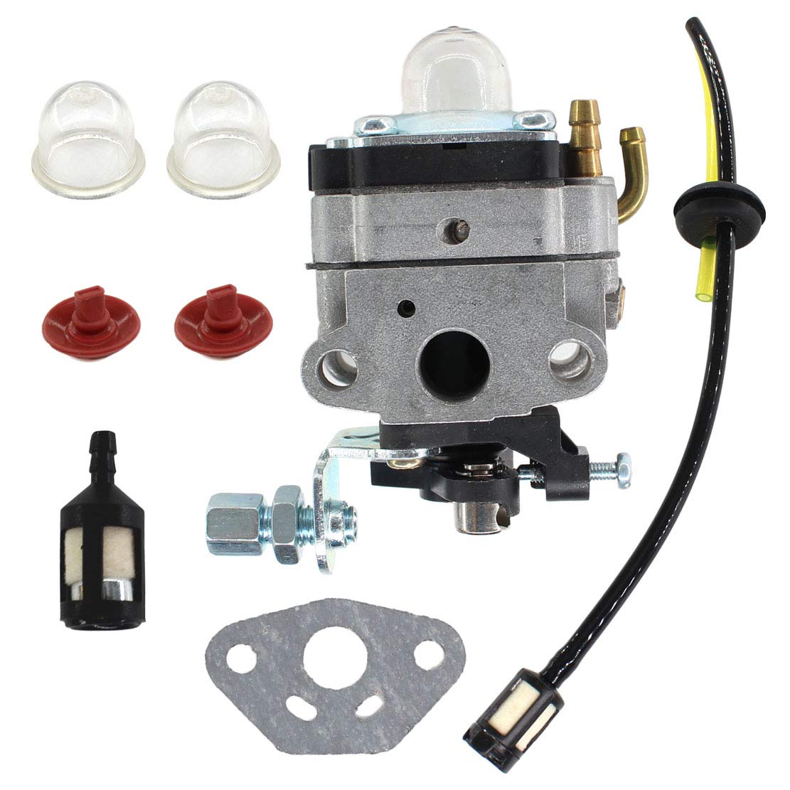 USPEEDA Carburetor for Echo SRM2000 SRM2200 SRM2201 GT22000 Trimmers PE2201 PE2201A Edger Fuel Line Grommet Kit Fuel Filter Primer Bulb