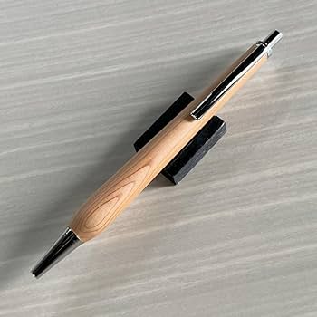 ウッドペンクラフト　屋久杉　ボールペン　中古 屋久杉浮造り国産黒漆-505121007】ペンシル | ウッドペンクラフト