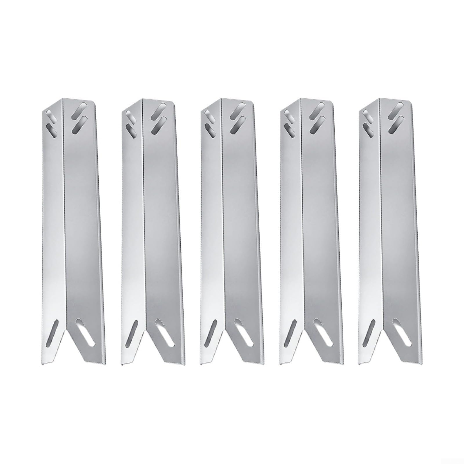 5 Pz Grill Piastre Termiche Tamer Sostituzione 15.53 Pollici Acciaio Inox BBQ Burner Shield Copertura di Distribuzione del Calore per Modelli 2556 2456 Griglie A Gas