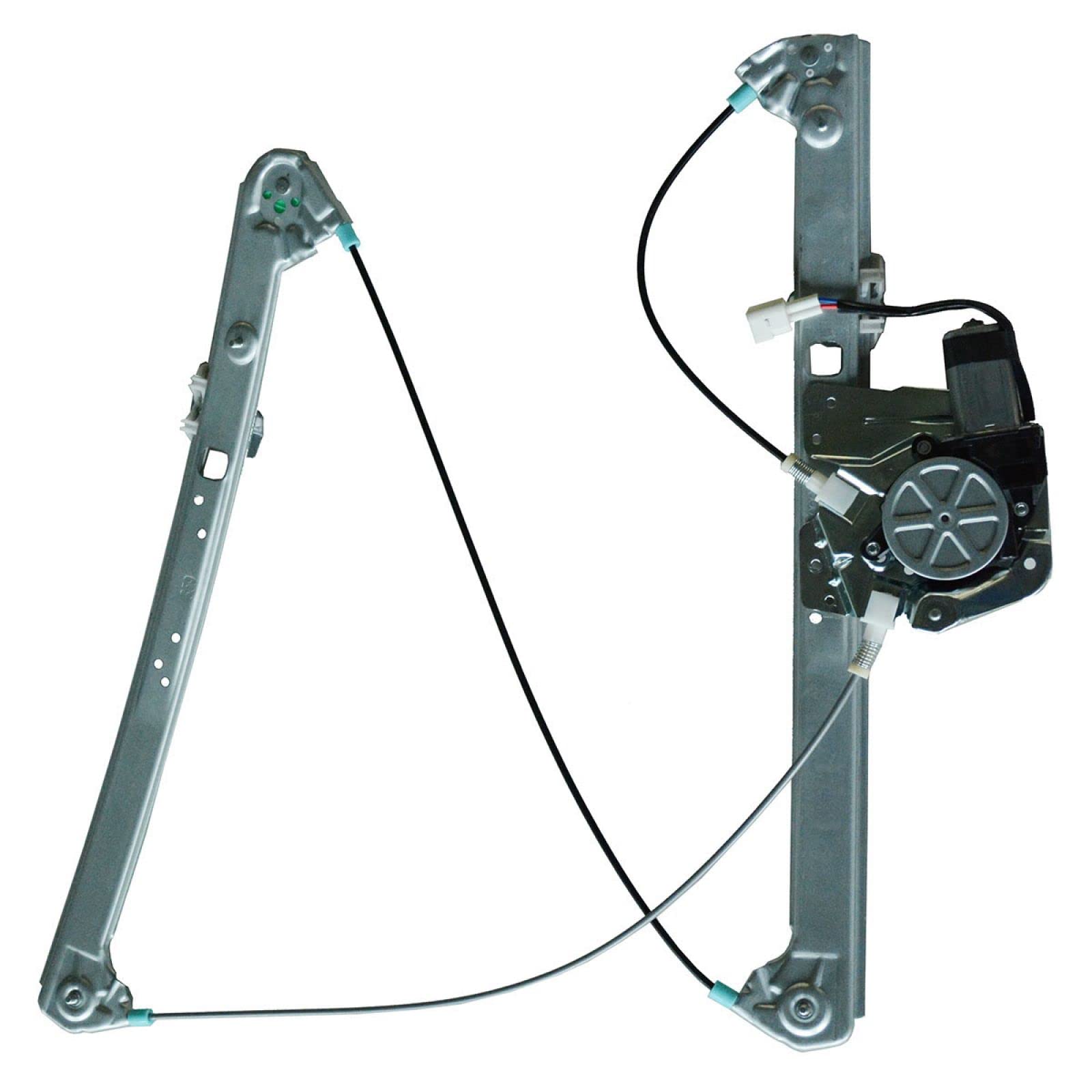 TRQ Front Left Power Window Regulator &amp; Motor Assembly Drivers Side Compatible with 2000-2006 BMW X5 BM1350110